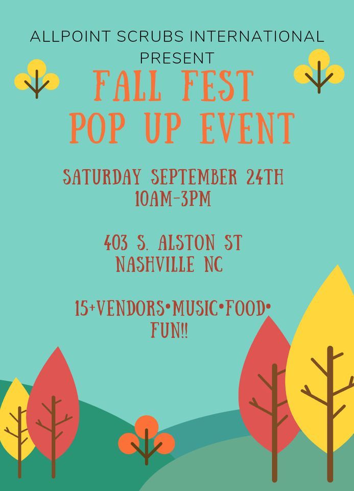 Fall Fest Pop Up Event 