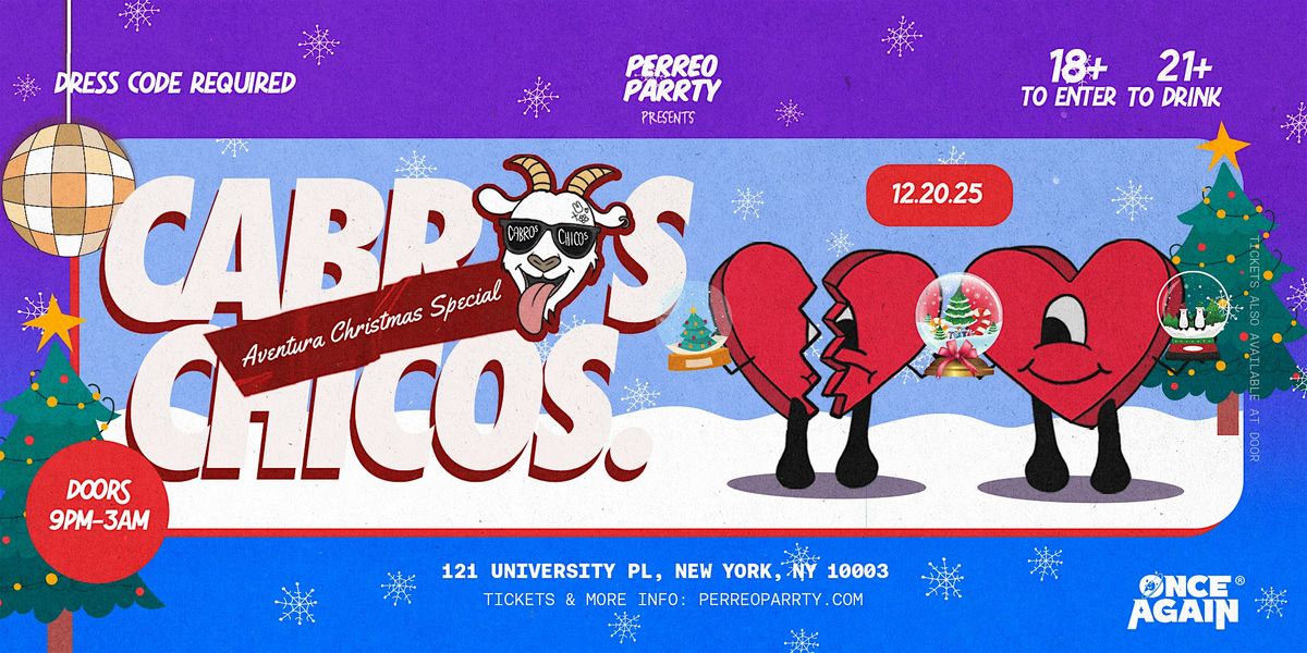 Cabros Chicos - Aventura Christmas Special | Latin Dance Party (18+)