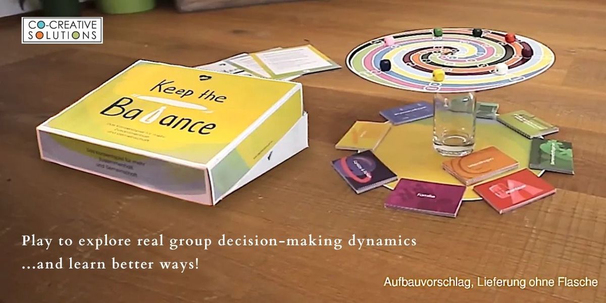 KEEP THE BALANCE Game for Group Decision Making