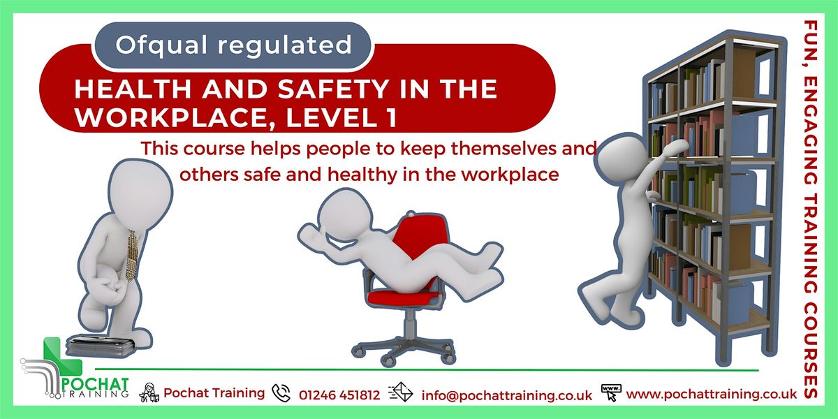 QA Level 1 Award in Health and Safety in the Workplace (RQF)(Face to Face)