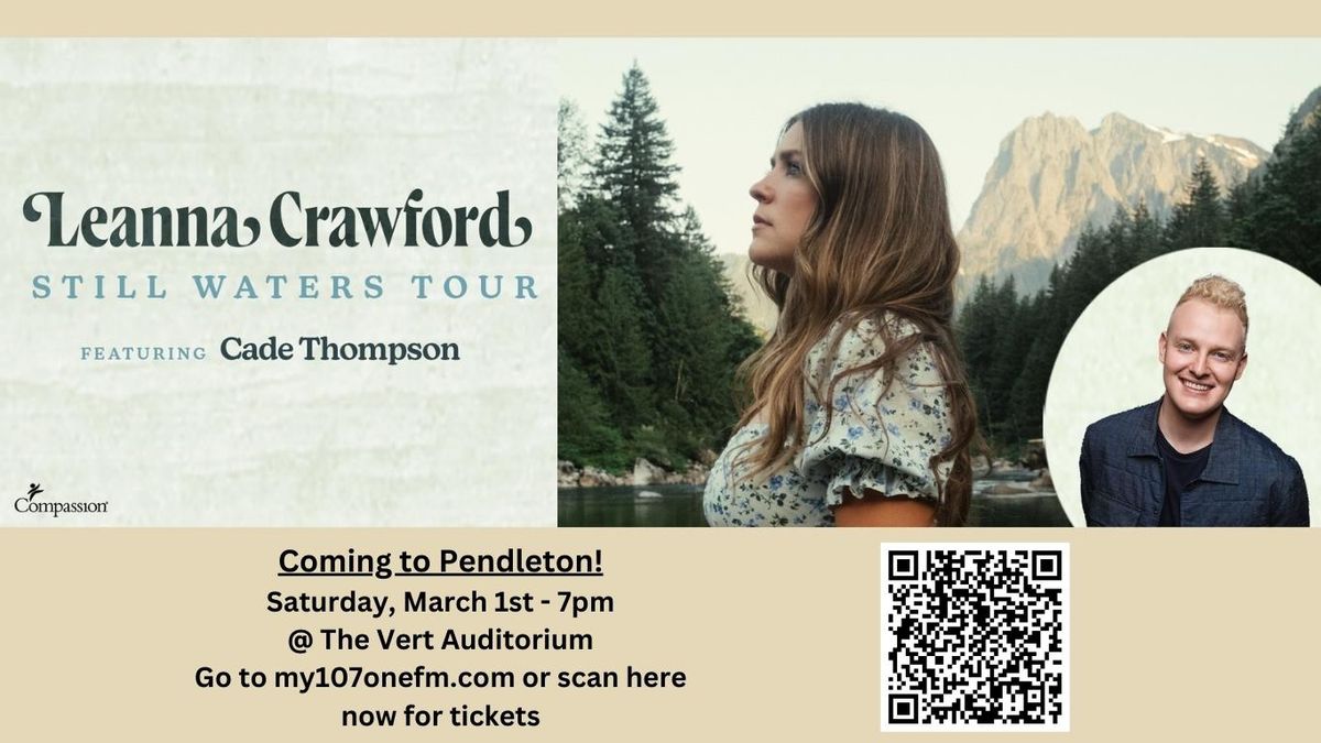 Leanna Crawford with Cade Thompson at Eagles Theatre