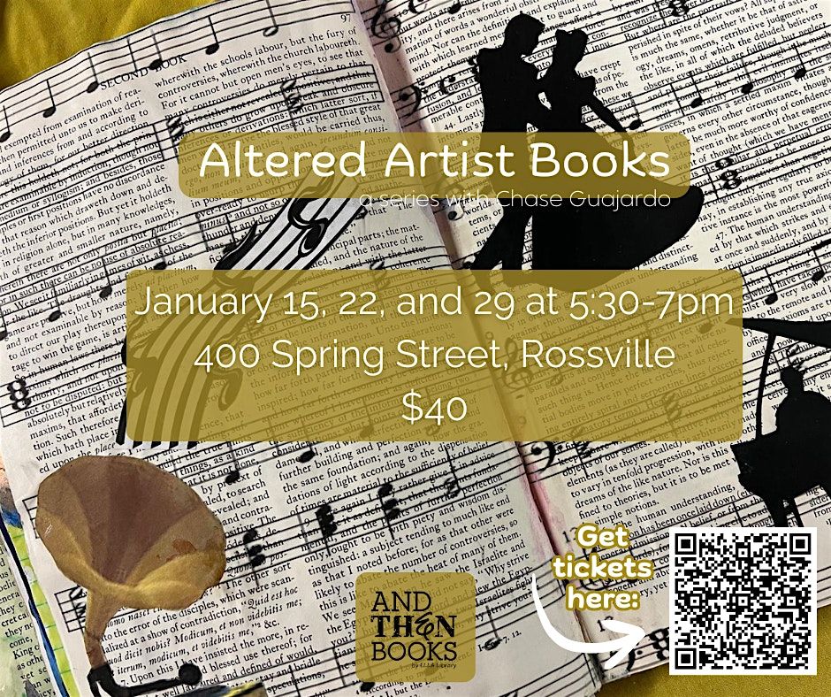 Altered Artist Books: A Creative Workshop Series