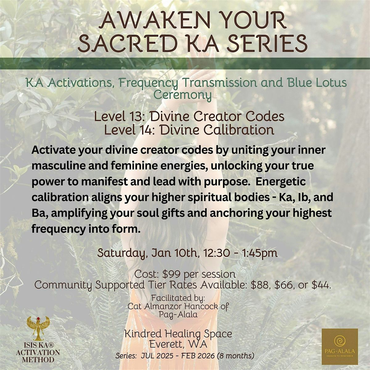 Awaken Your Sacred Ka Series: Divine Creator Codes + Divine Calibration