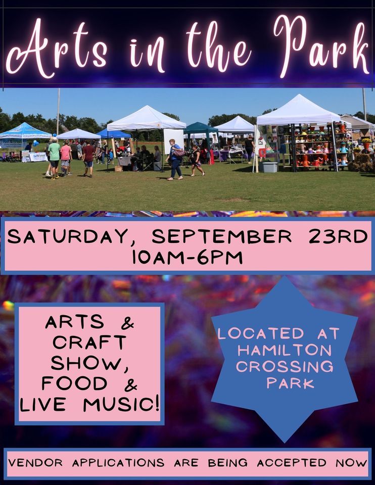 Arts in the Park Hamilton Crossing Park, Cartersville, GA September