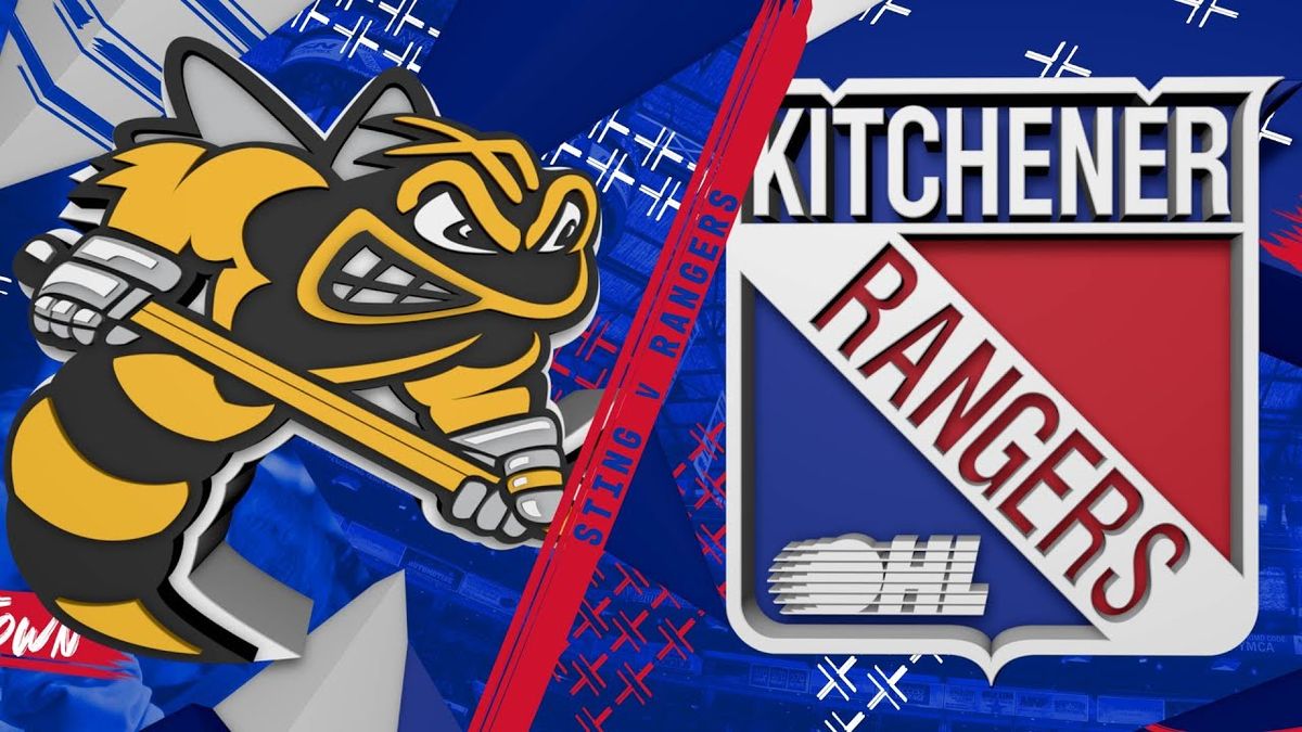 Kitchener Rangers at Sarnia Sting at Progressive Auto Sales Arena