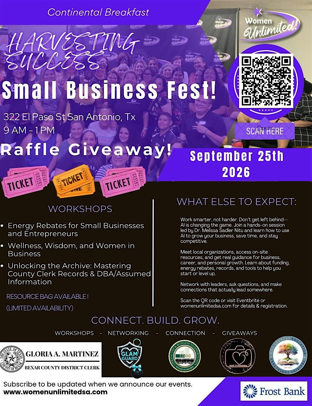 Harvesting Success Small Business Fest!