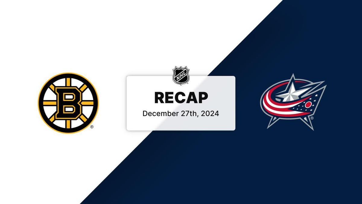 Parking Columbus Blue Jackets at Boston Bruins