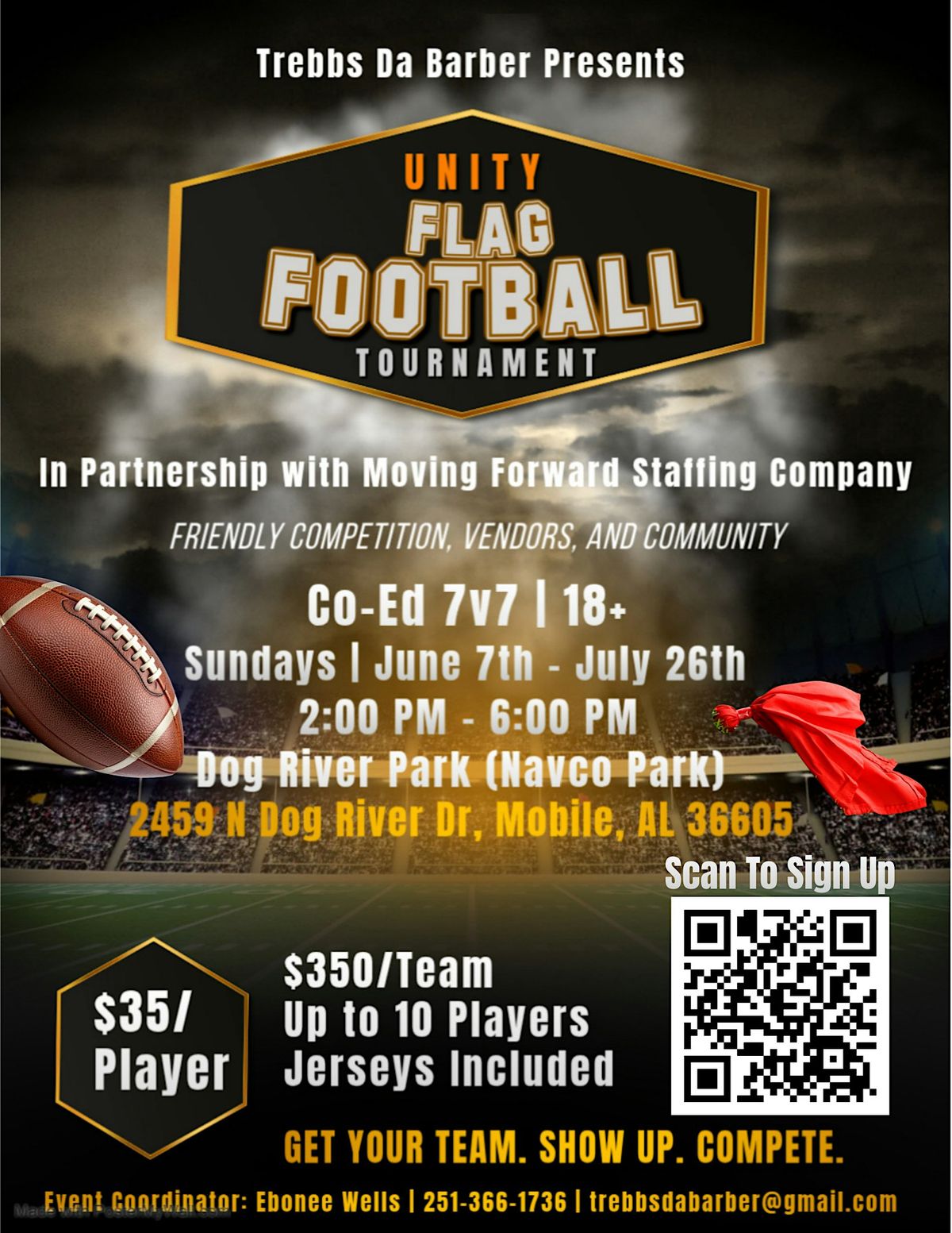 Unity Flag Football Tournament Summer '26