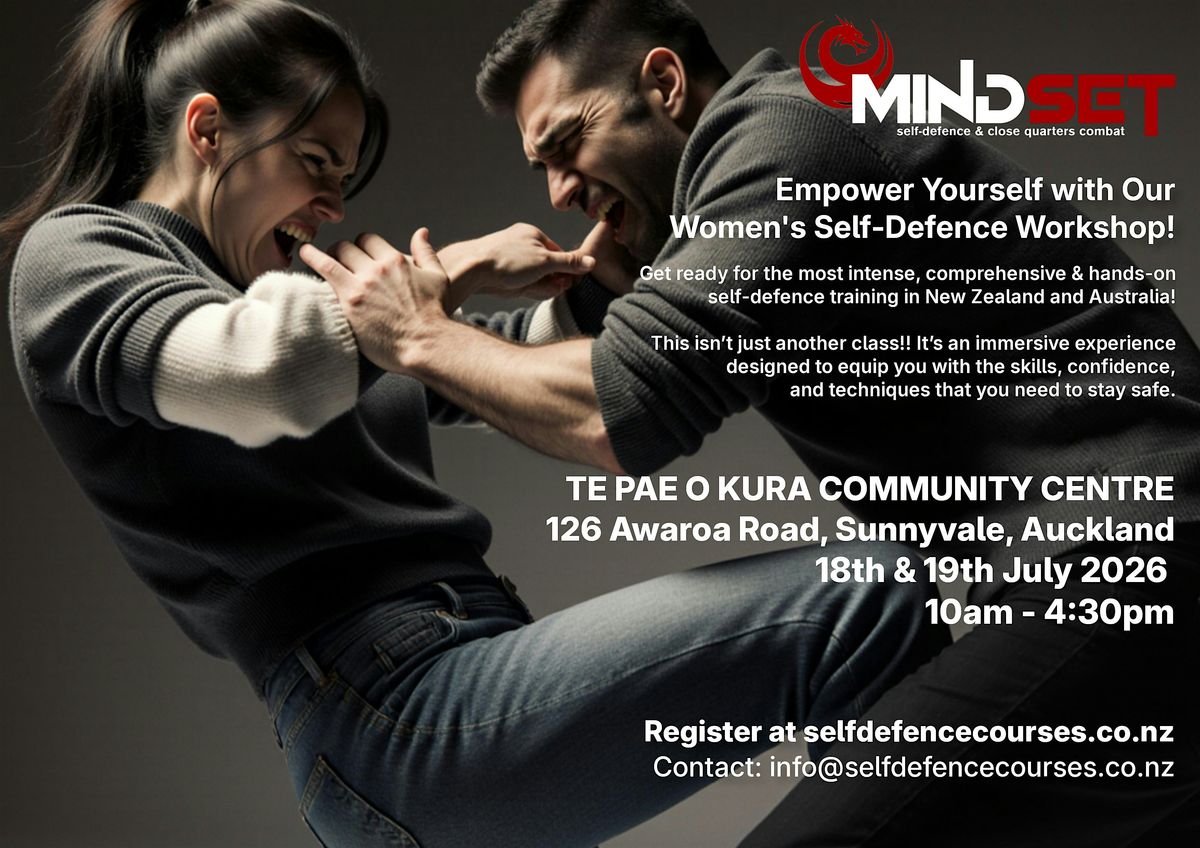 Women's MINDSET Weekend Self-Defence Workshop - West Auckland