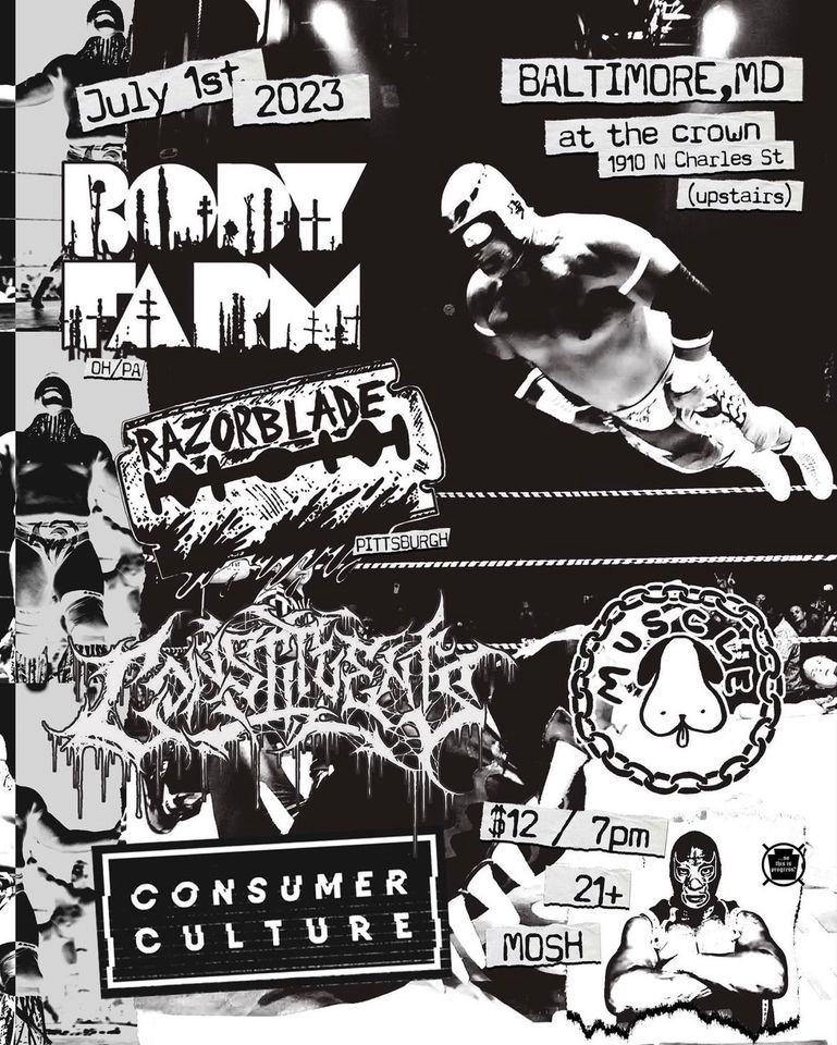 Body Farm, Razorblade, Constituents, Consumer Culture, Muscle. | The ...