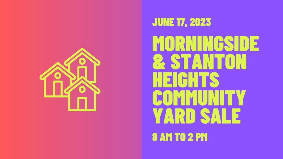 Morningside & Stanton Heights Community Yard Sale Morningside