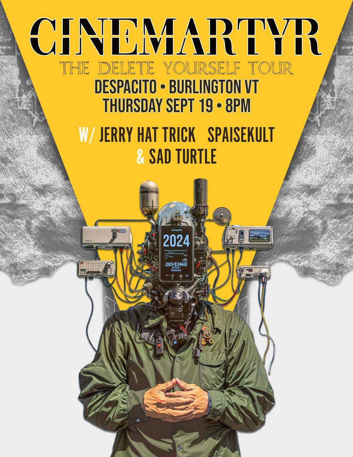 CINEMARTYR TOUR 2024 w/ Jerry Hat Trick, Spaisekult, Sad Turtle