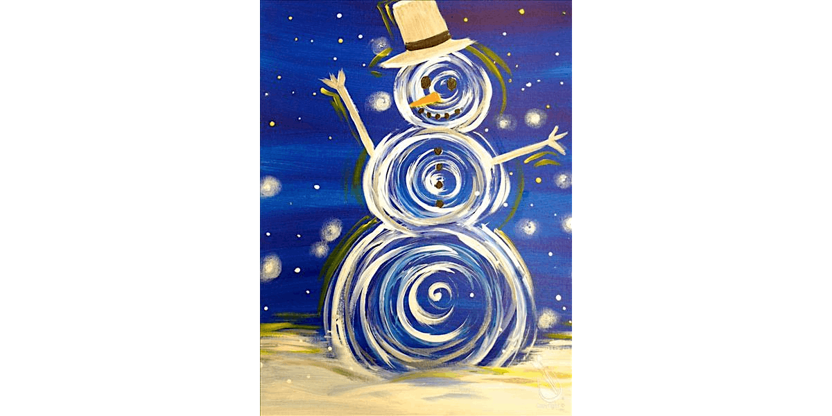 Modern Snowman - Paint and Sip in Houston | Classpop!\u2122