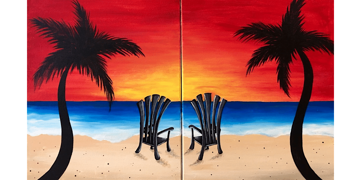 Relaxing Beach Sunset - Paint and Sip in Indianapolis | Classpop!\u2122