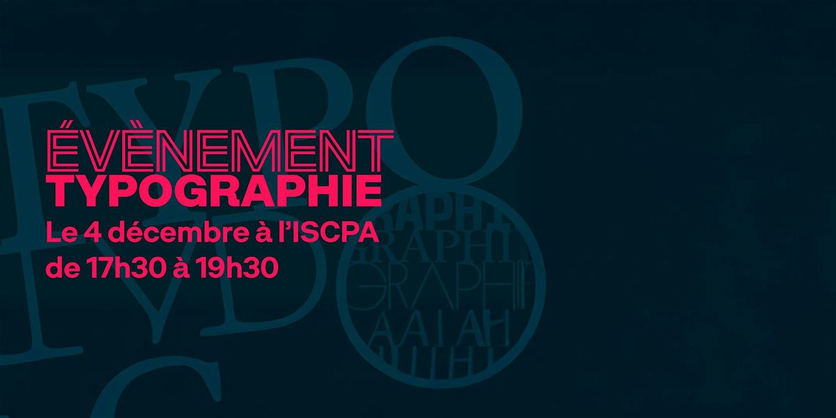 \u00c9v\u00e9nement Typographie - typographie variable