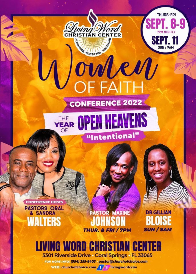 Women of Faith Conference 2022 Living Word Christian Center, Coral