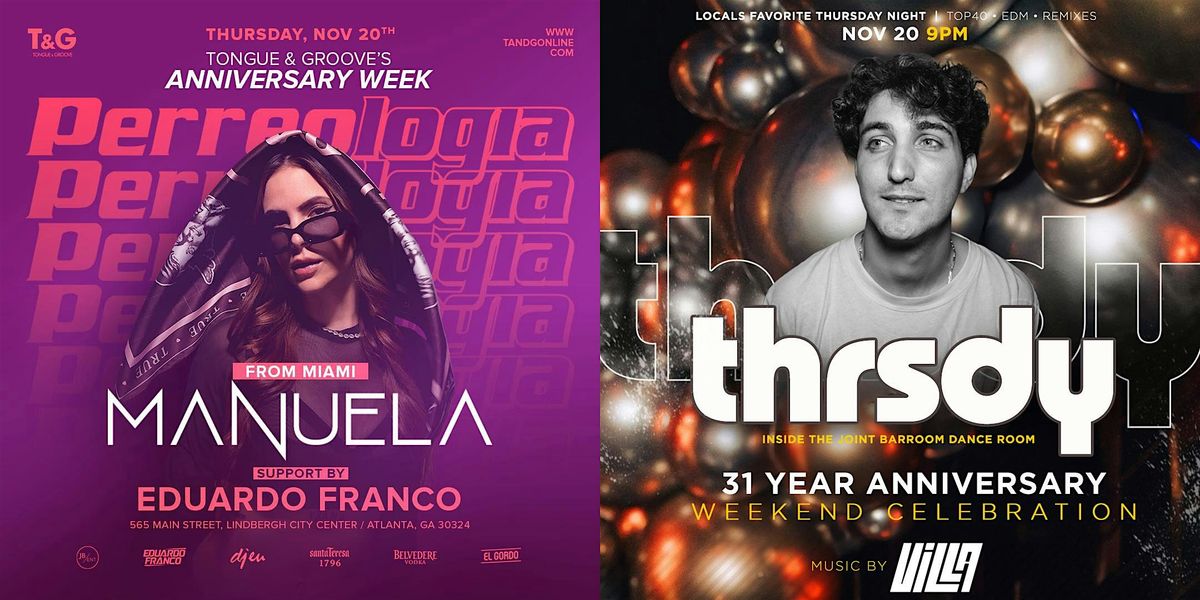 PERREOLOGIA \u2022 DJ MANUELA (MIAMI) + DJ Eduardo Franco + DJ VILLA (Joint)