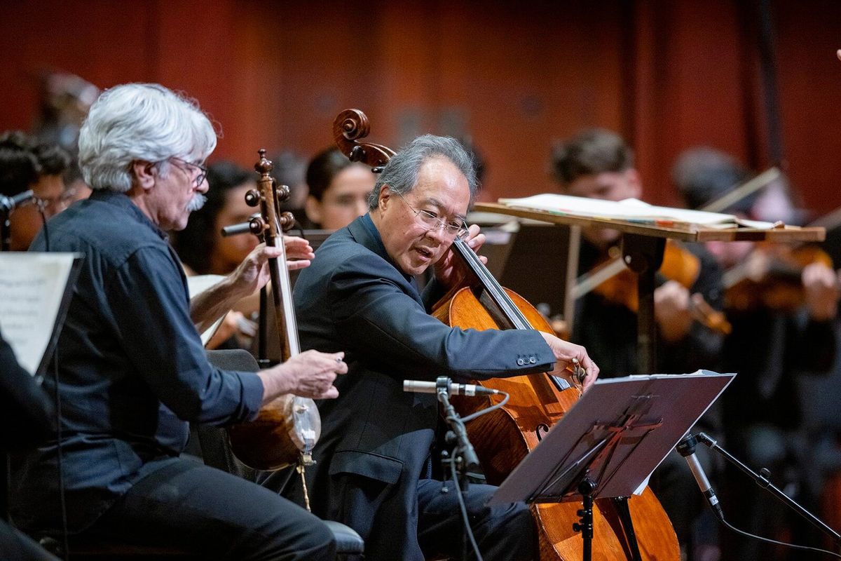 Yo-Yo Ma and Kayhan Kalhor at Ferguson Center for the Arts Concert Hall