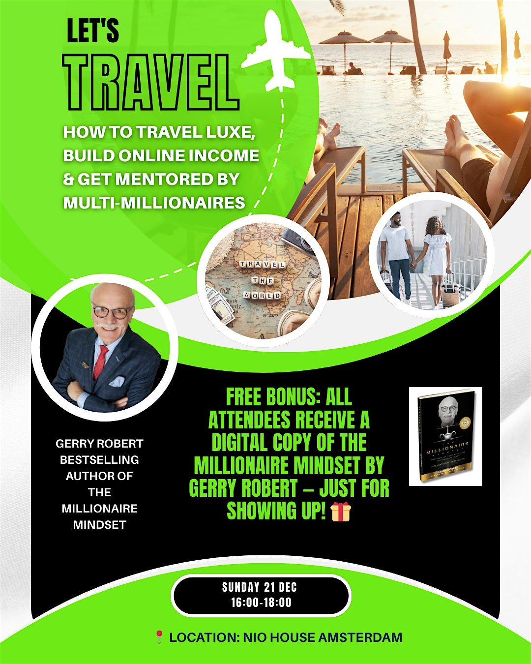 HOW TO TRAVEL LUXE, BUILD ONLINE INCOME & GET MENTORED BY MILLIONAIRES