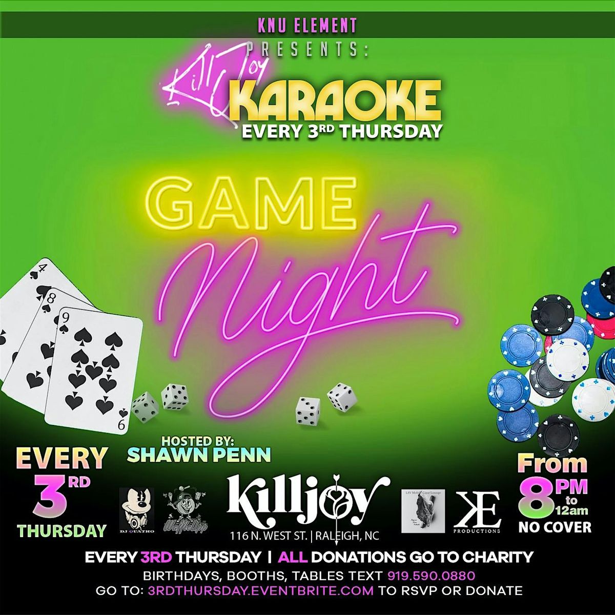 Karaoke 3rd Thursday's @ KillJoy || NO COVER || 8pm-1am