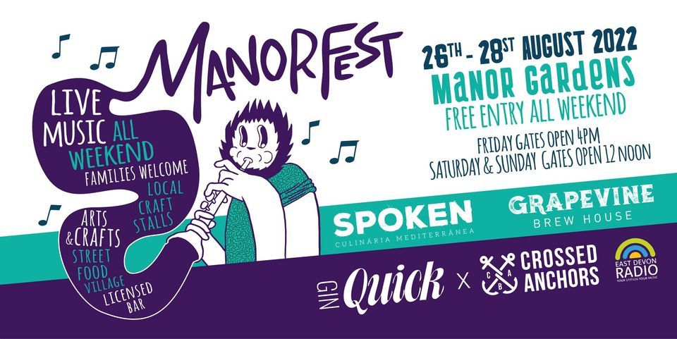 Manorfest With Joey The Lips And Much More Manor Gardens Exmouth Brixham En August 26