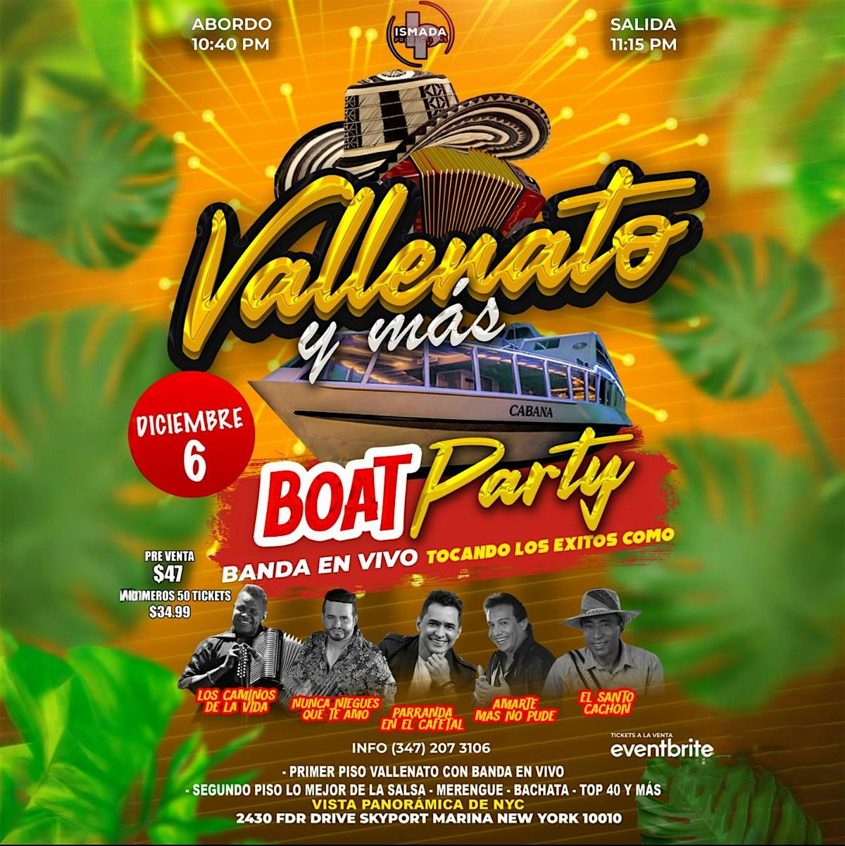 Vallenato boat party y mas