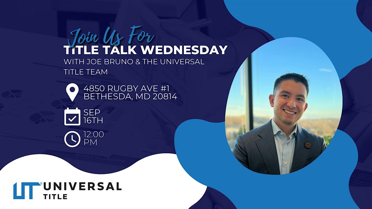 Title Talk Wednesday: Working with Foreign Buyers & Sellers with Joe Bruno