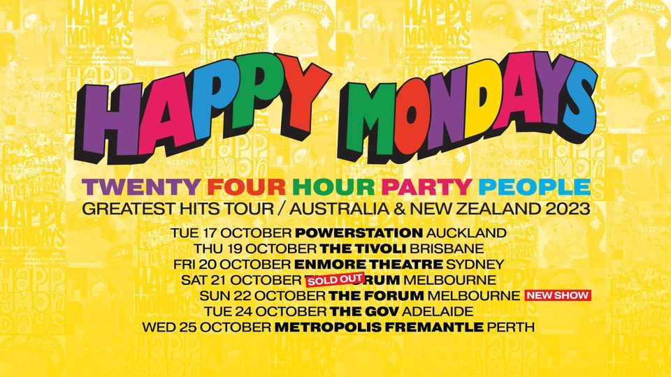 Happy Mondays // Sydney // Twenty Four Hour Party People Greatest Hits Tour // Enmore Theatre