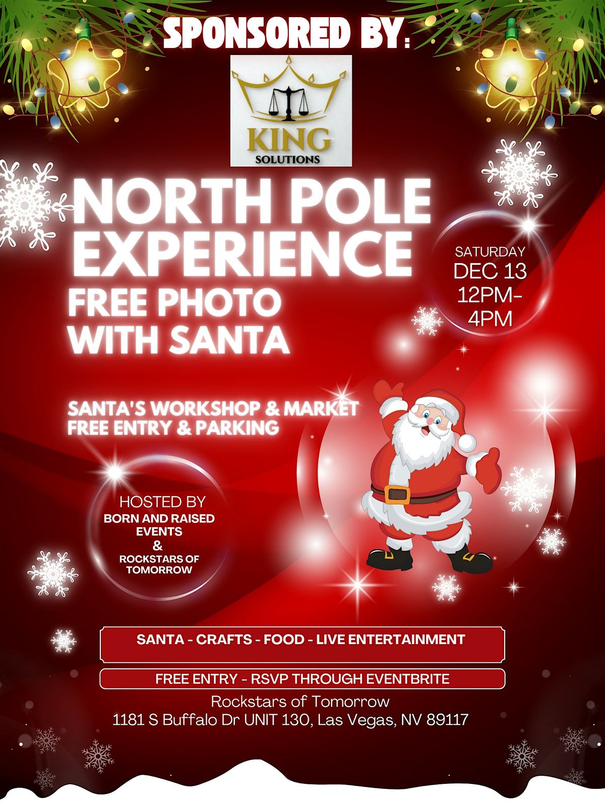 North Pole Experience FREE ADMISSION