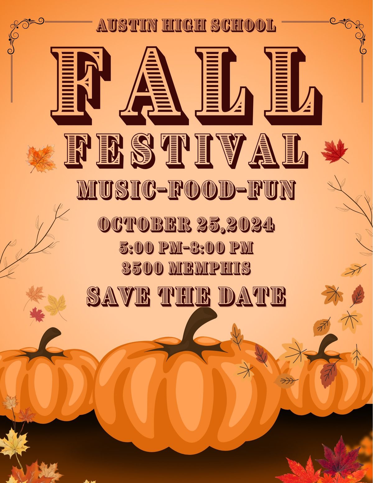 Austin High School Fall Festival 3500 Memphis, El Paso, TX October