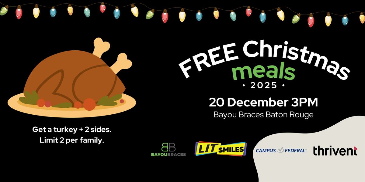 COMPLIMENTARY CHRISTMAS MEALS