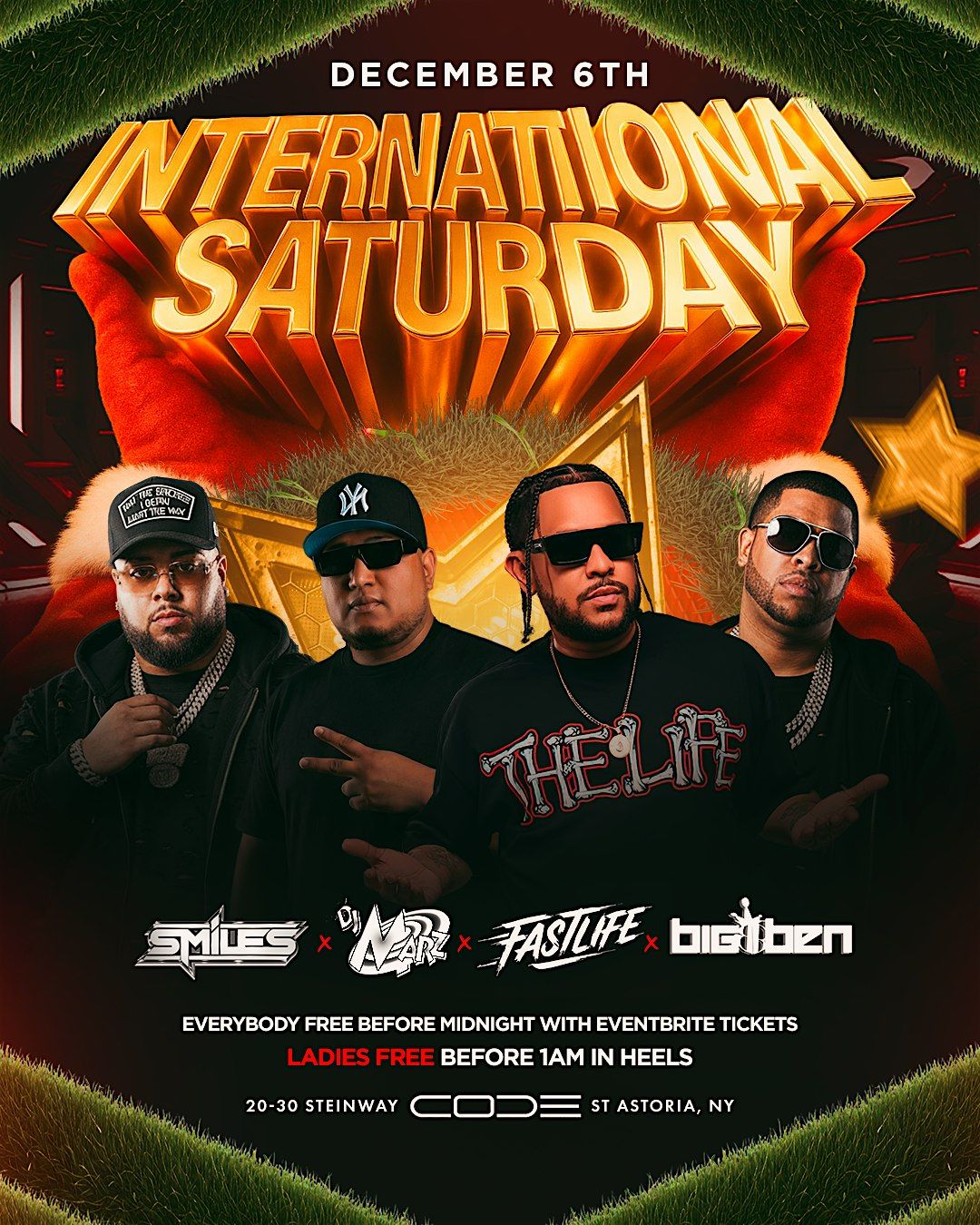 International Saturdays at CODE Astoria