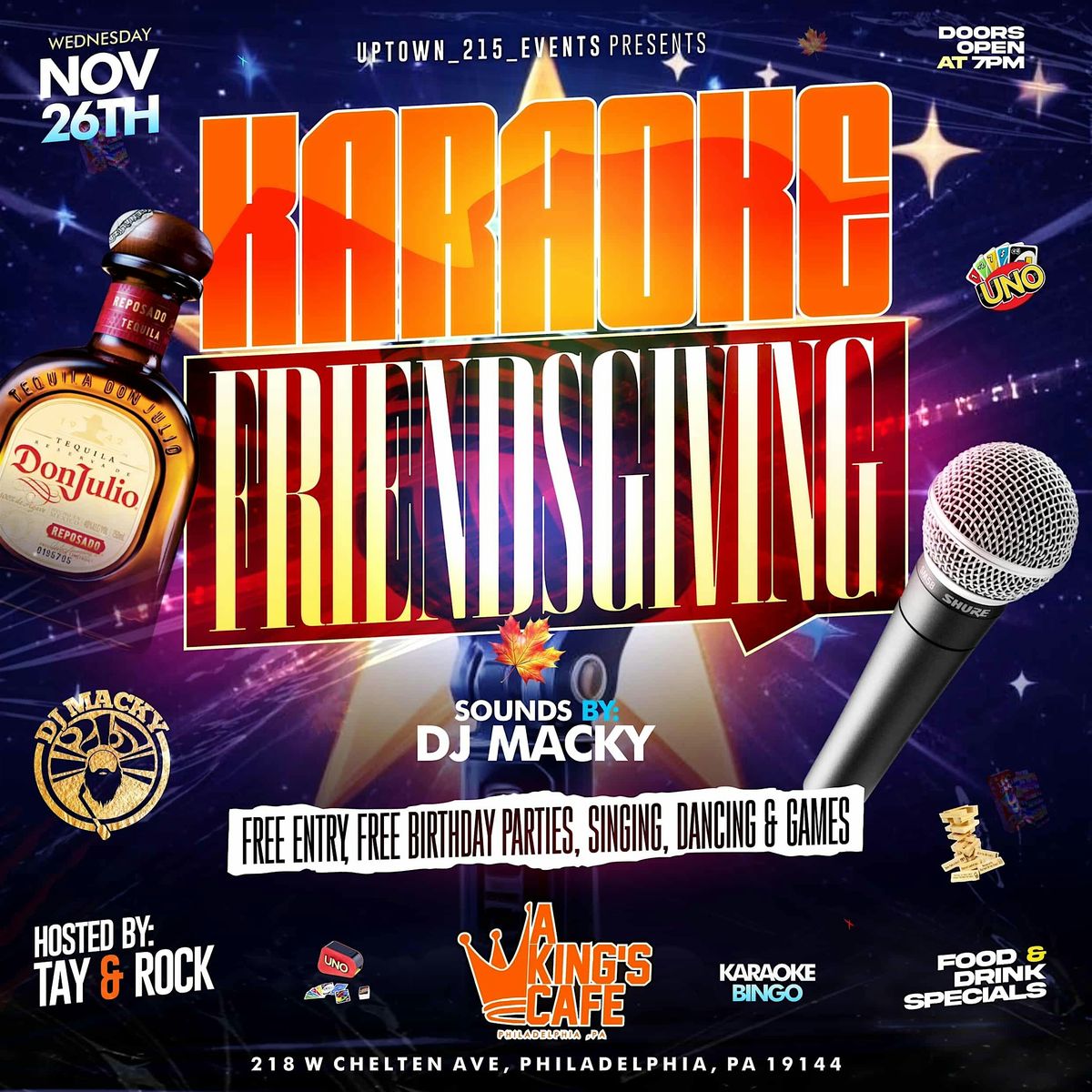 Friendsgiving Karaoke