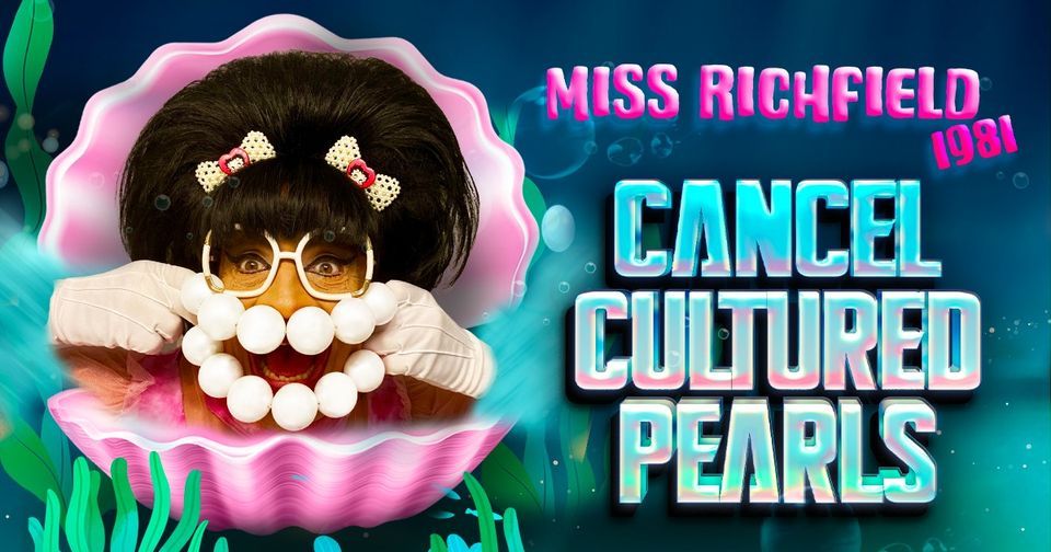 Miss Richfield 1981 "Cancel Cultured Pearls"