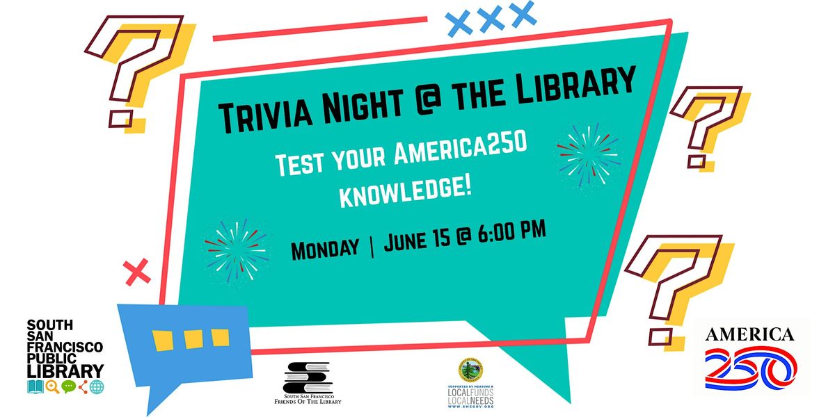 Hamilton to Hollywood: Trivia Throwdown @ the Library