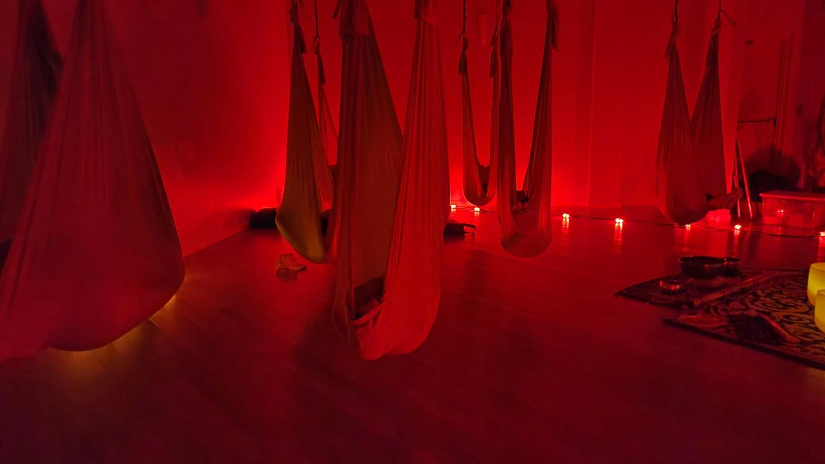 Silk Aerial Sound Bath by Reiki Master Denise