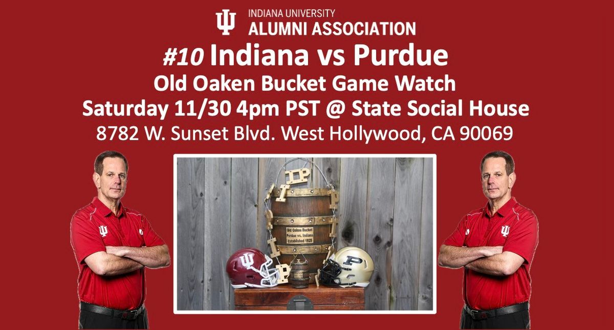 10 IU vs Purdue Game Watch State Social House State Social House