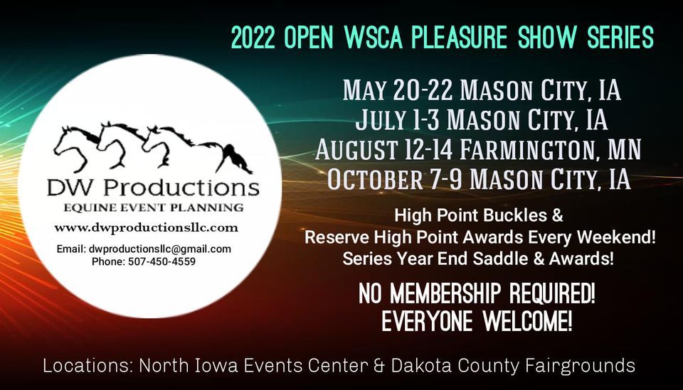 DW Productions July 13 WSCA Pleasure Show North Iowa Events Center