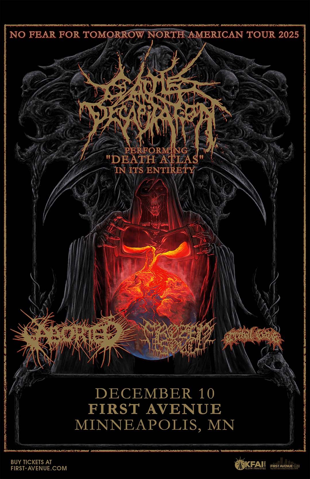 Cattle Decapitation at Mercury Ballroom