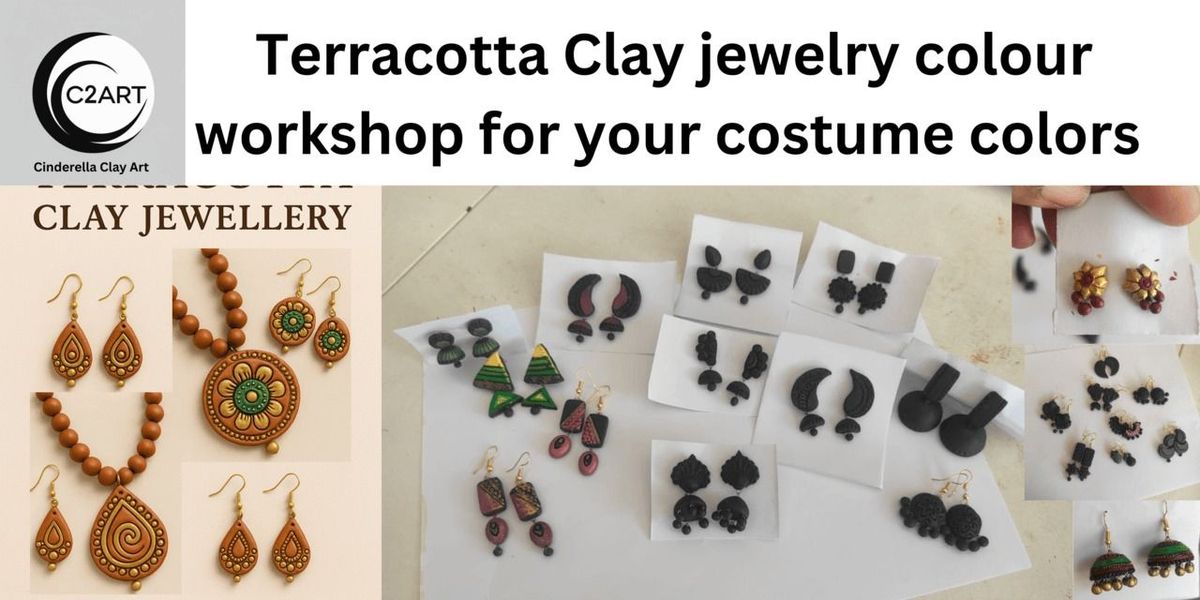Terracotta clay Jewel painting workshop