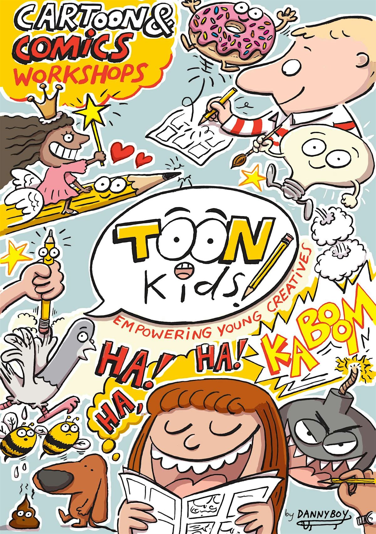 Toon Kids cartoon & comics workshops