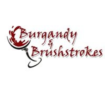 Burgandy & Brushstrokes