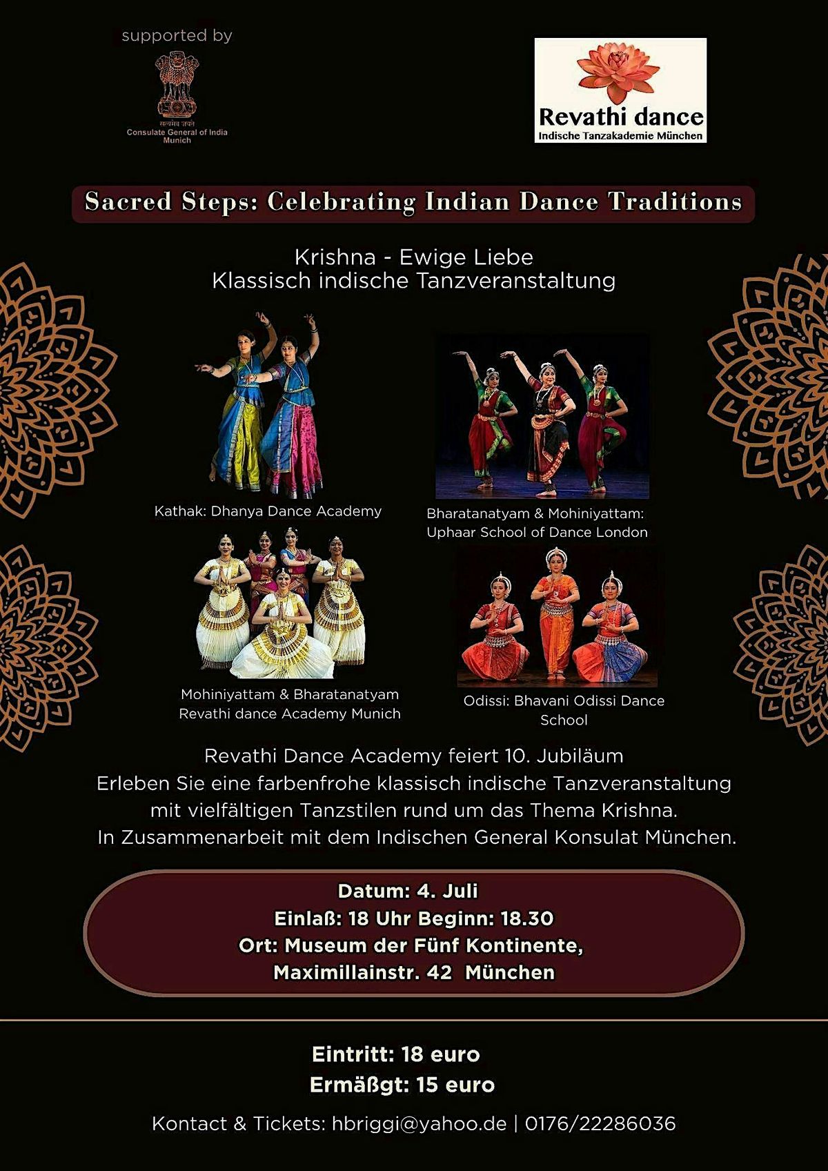 Sacred Steps: Celebrating Indian Dance Traditions - Krishna Ewige Liebe