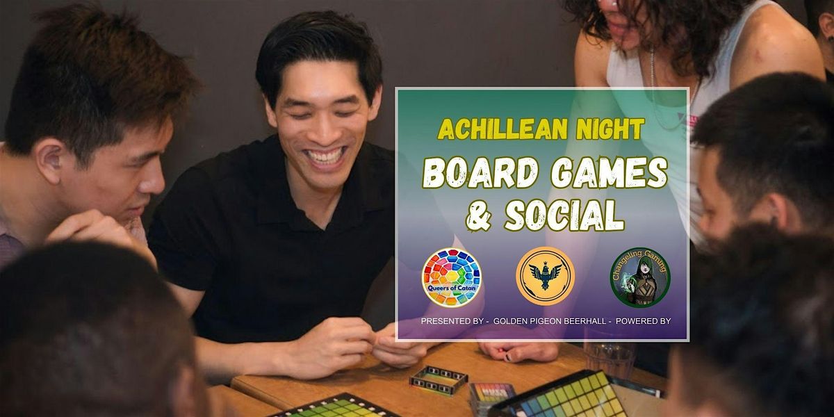 Achillean Board Game Night at The Golden Pigeon in Cabbagetown Toronto