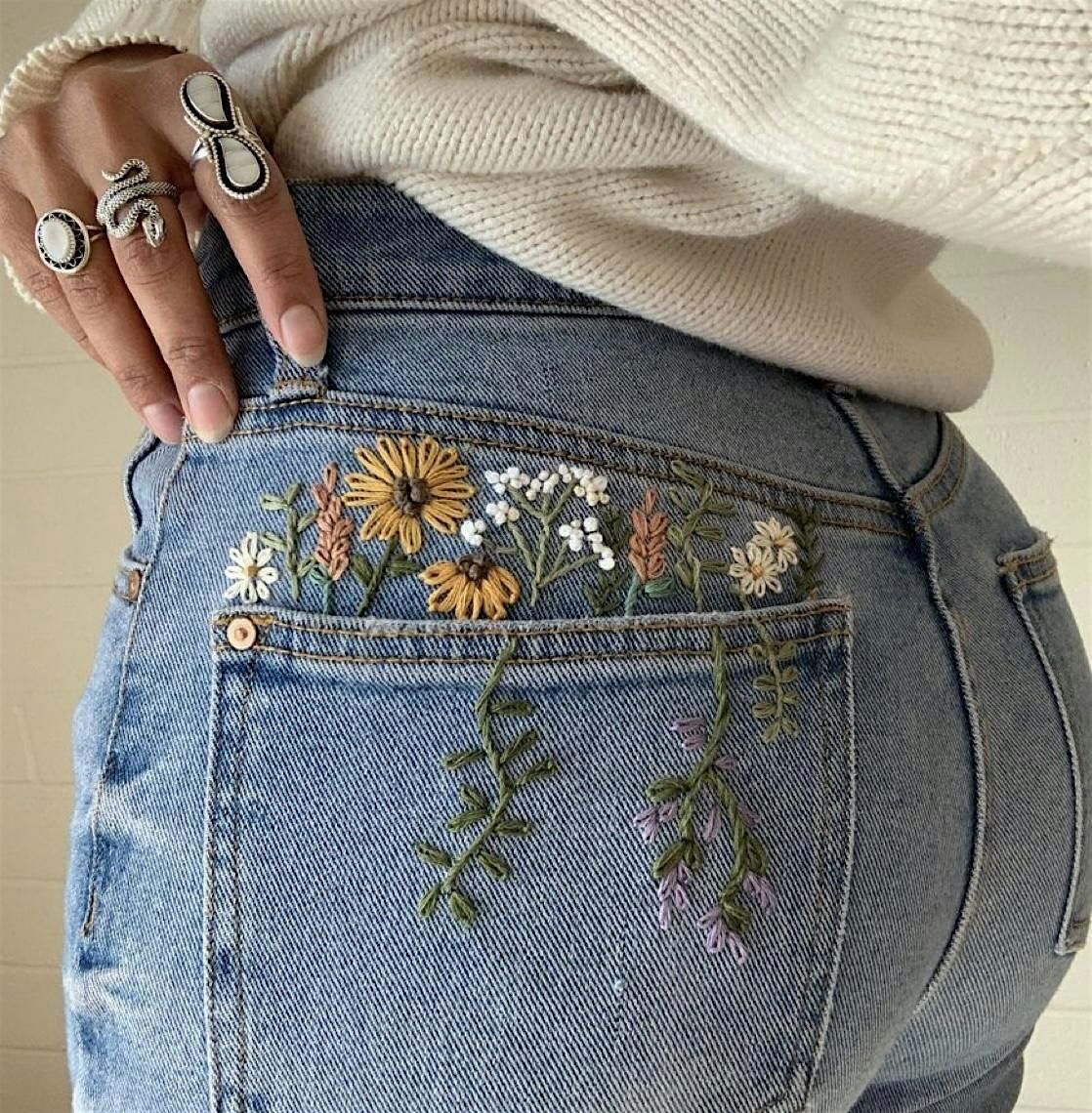 'Stitch It, Wear It' Embroidery Workshop at The Harpenden Arms, Harpenden