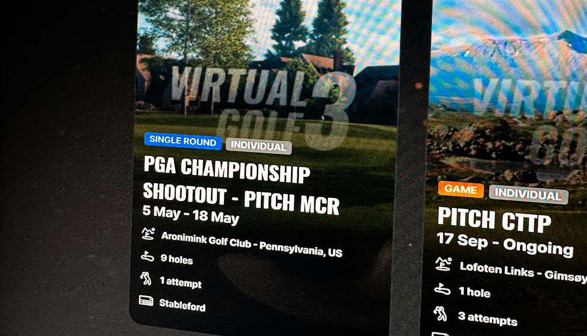PGA Championship Shootout at Pitch Manchester