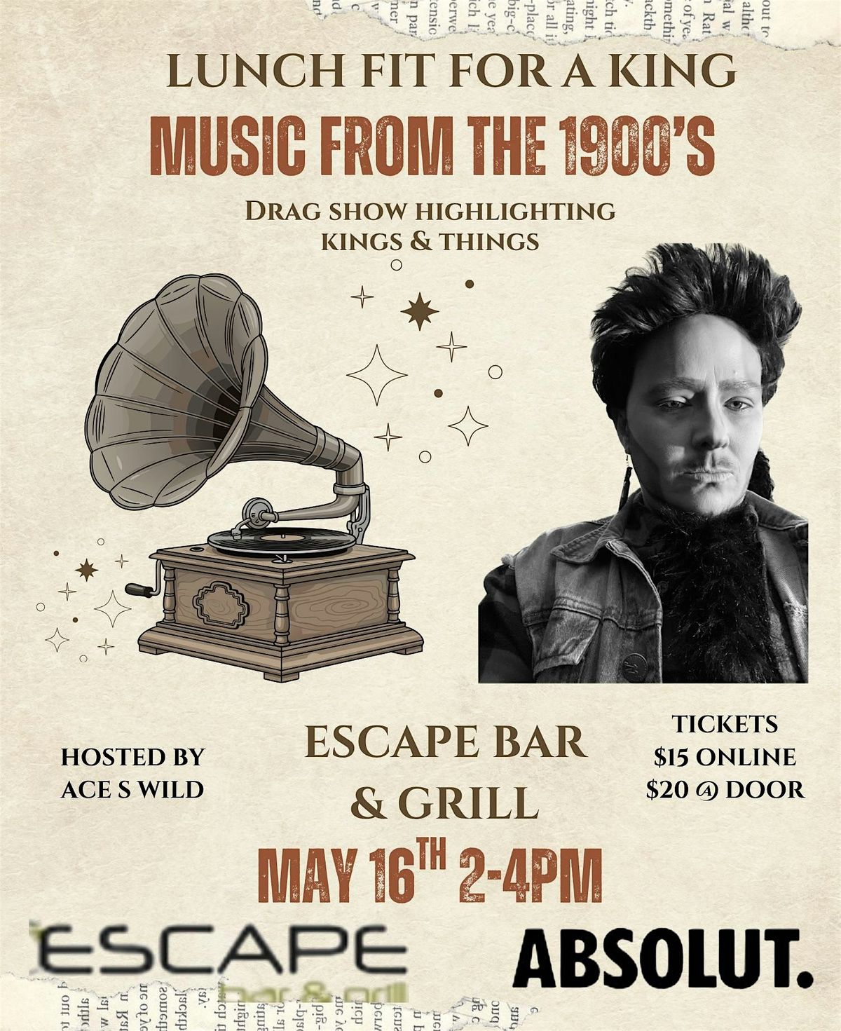 Lunch Fit For a King; Music From The 1900's