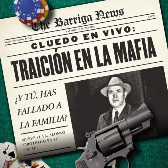 Cluedo en vivo: traici\u00f3n en la mafia en Madrid