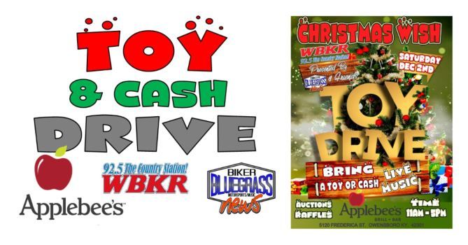 Christmas Wish 2023 Applebee's Owensboro TOY DRIVE
