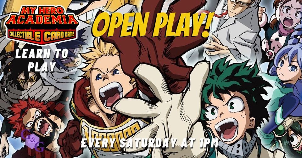 My Hero Academia CCG Open Play // Learn to Play! Geeks and Games